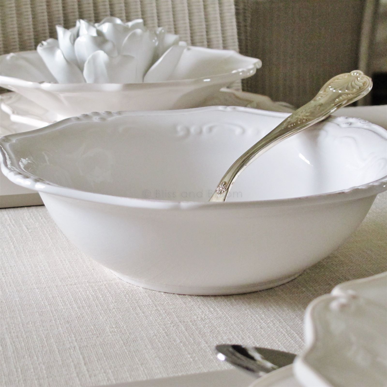 French style serving bowl Bliss and Bloom